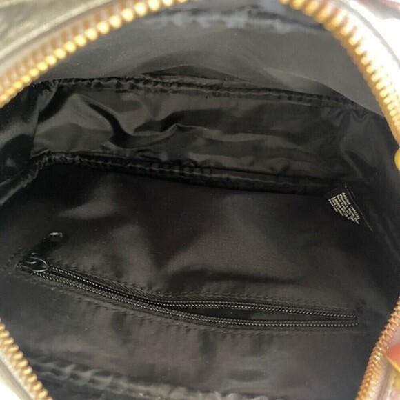 Victoria’s Secret Silver Faux Crocadile Embossed Square Purse Chain Strap Tassel - Picture 8 of 13